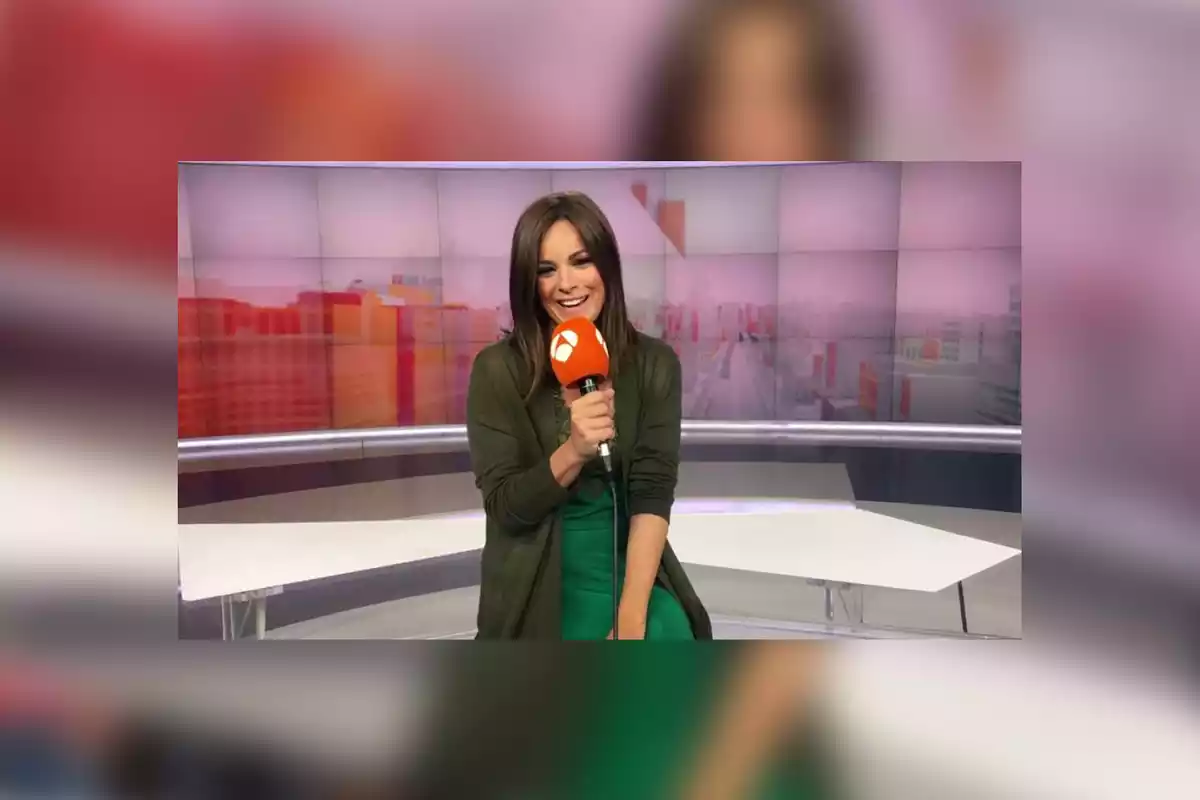 la presentadora del tiempo en Antena3 Mercedes Martín