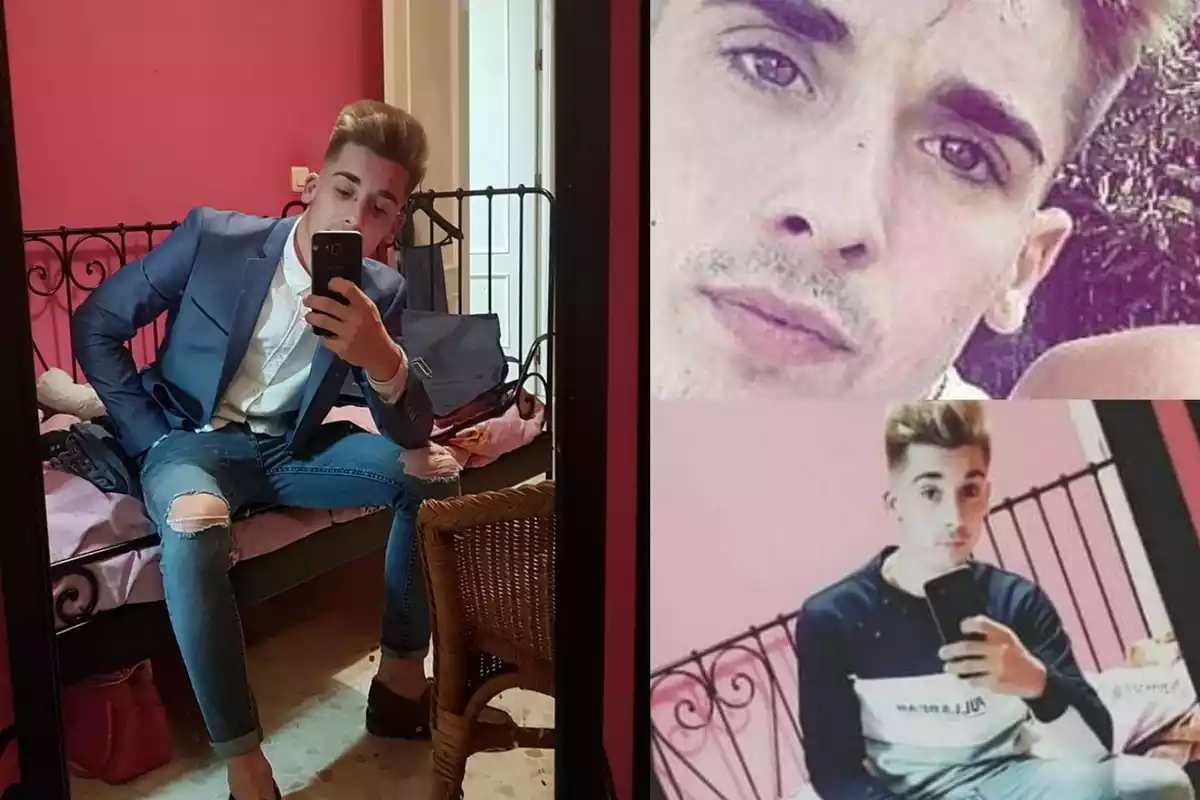 Collage de Iván Rodríguez Galán, el joven de 23 años encontrado muerto en Sevilla