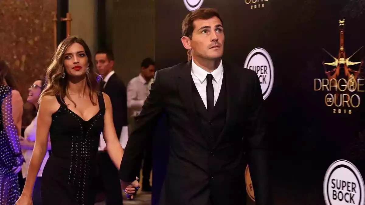 Sara Carbonero e Iker Casillas en una entrega de premios