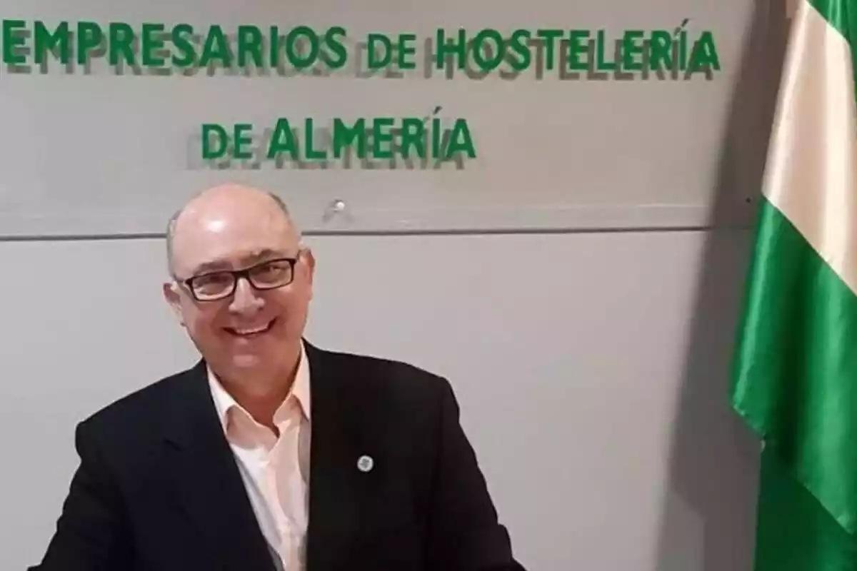 Diego García, presidente de la asociación de empresarios hosteleros de Almería