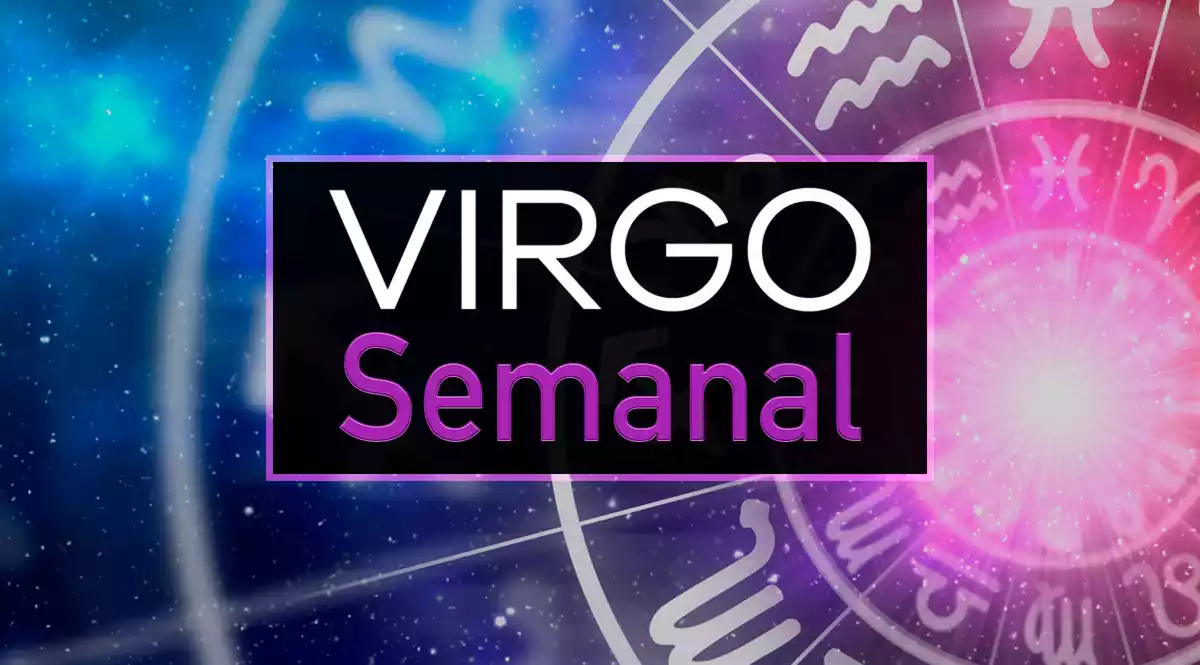 Horóscopo Virgo Semanal en fondo de los 12 signos