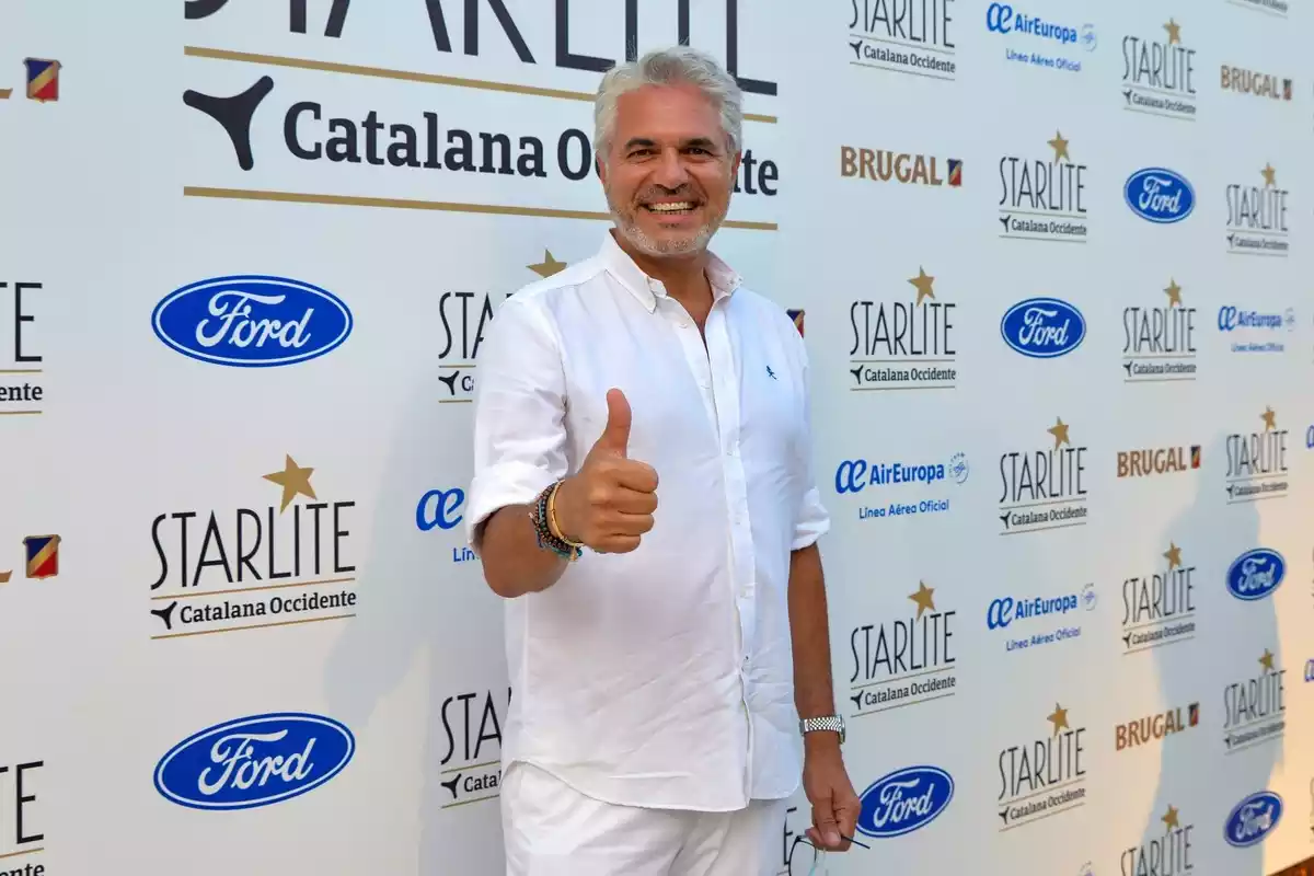 El presentador Agustín Bravo en Starlite Festival 2020 en Marbella el 29 julio 2020