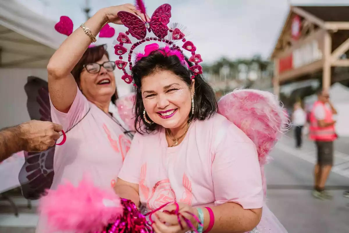 Hilda Siverio en la Carrera por la Vida del 2019