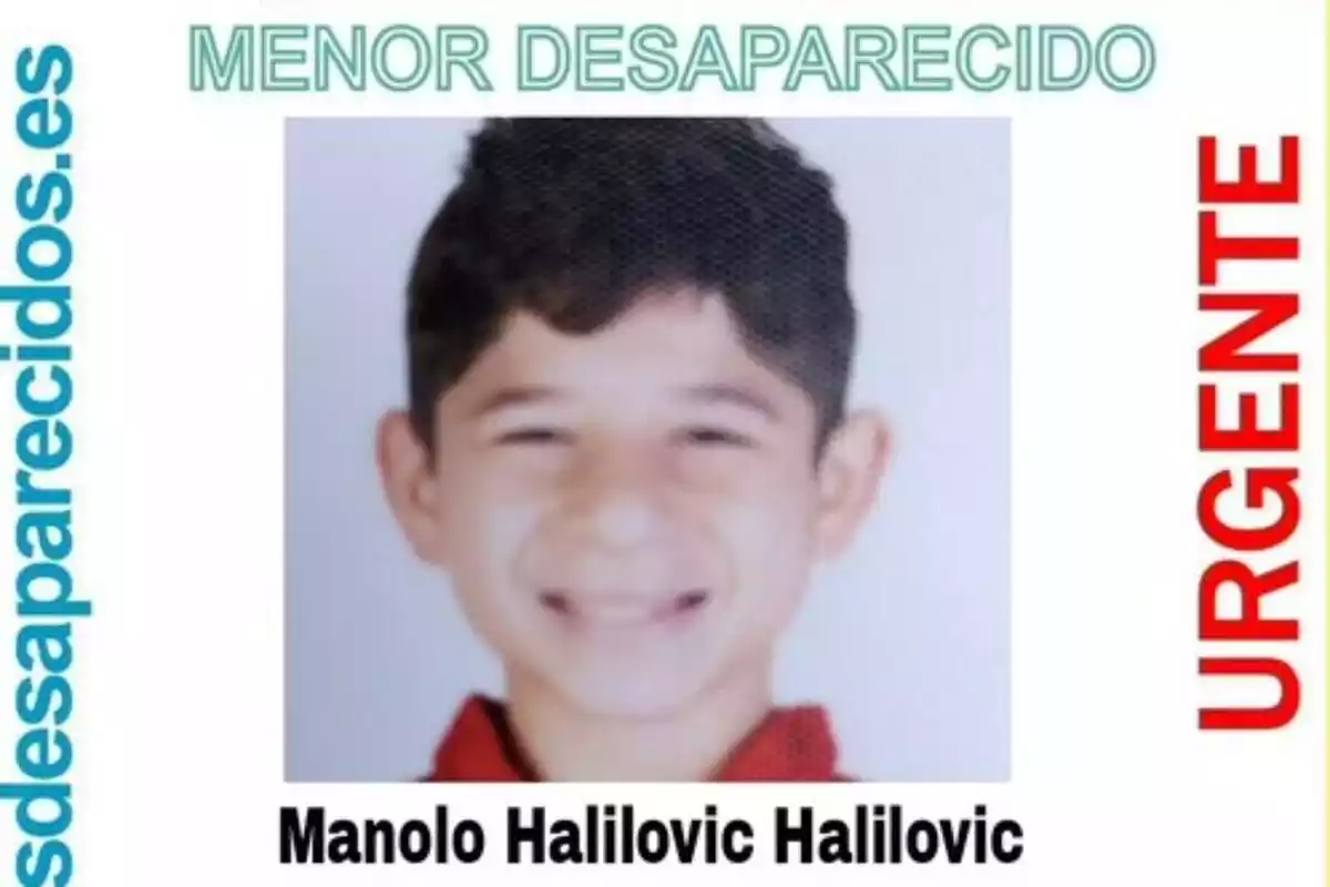 Manolo, de 12 años desaparecido en Torrent (Valencia)