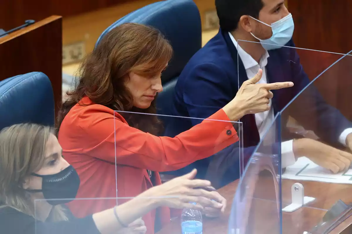 Mónica García, candidata de Más Madrid a la presidencia de la Comunidad de Madrid.