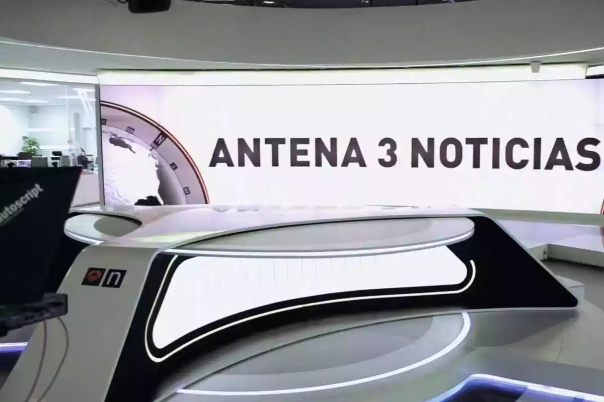 Plató de Antena 3 Noticias