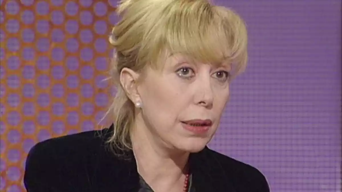 Rosa María Sarda en un programa de televisión