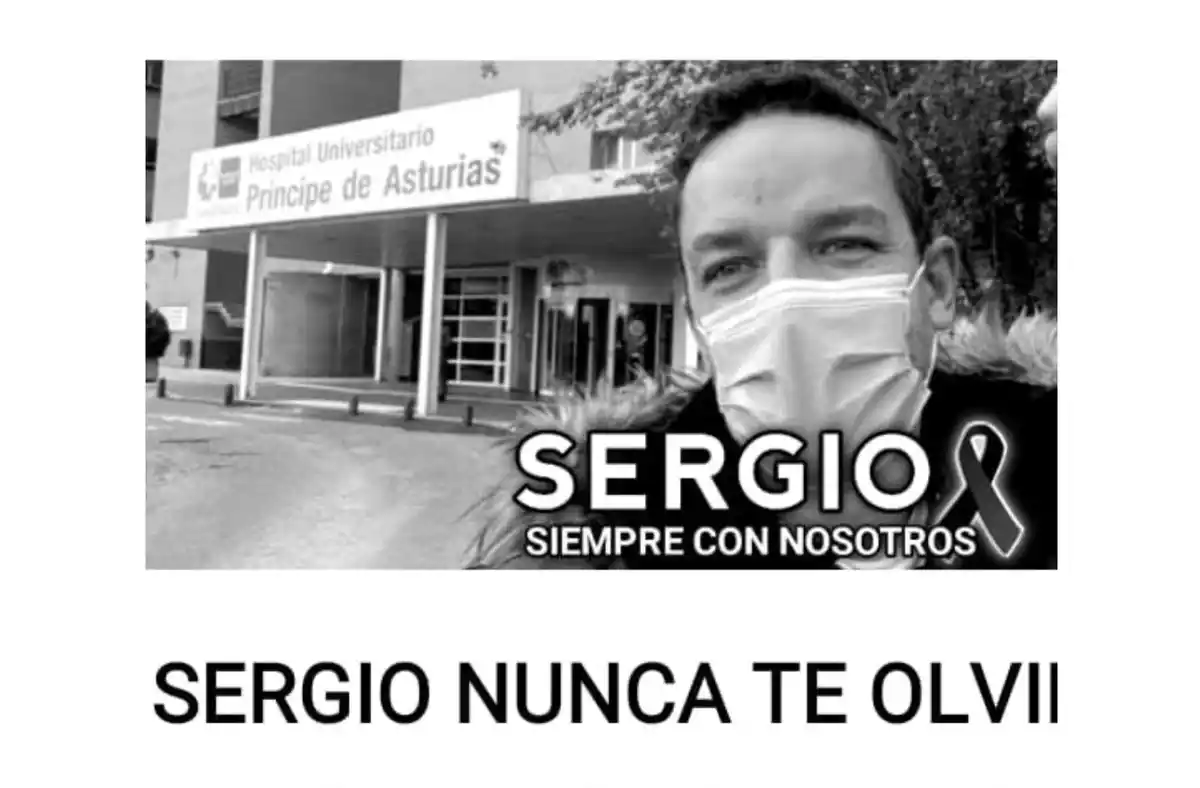 Sergio, enfermero asesinado en un hospital de Madrid en sábado 6 de marzo de 2021