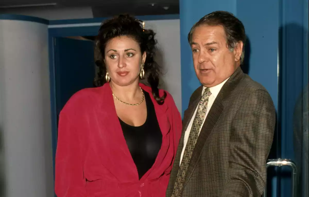 Raquel Mosquera y Pedro Carrasco el 5 de octubre de 1996