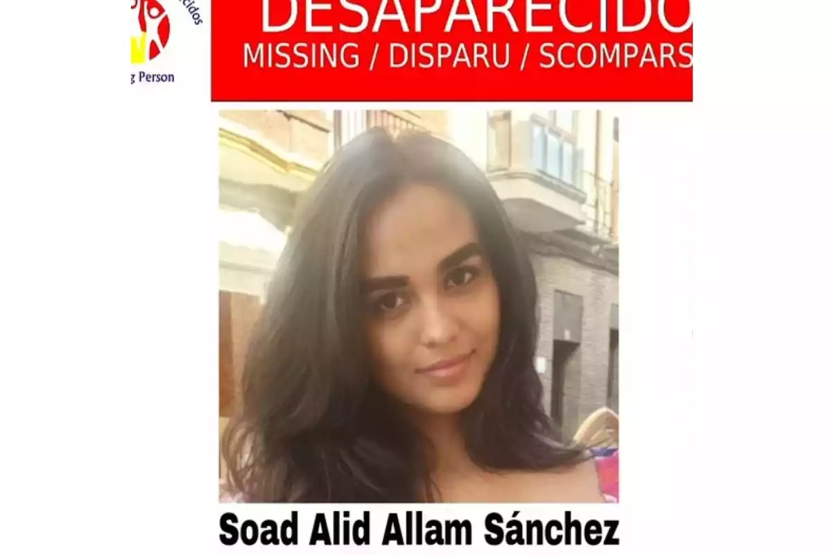 Soad Alid Allam Sáncjez, desaparecida en Salamanca el viernes 16 de abril de 2021