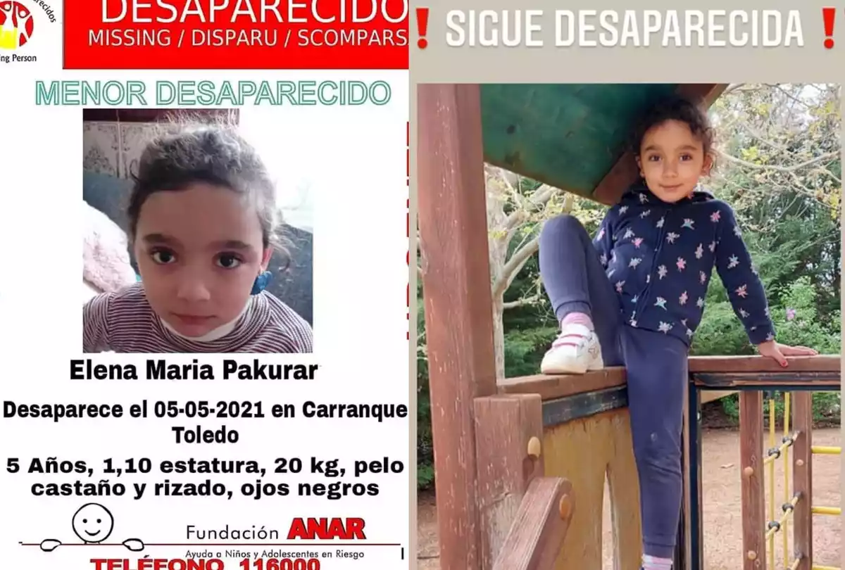 Elena María Pakurar ha desaparecido en Toledo
