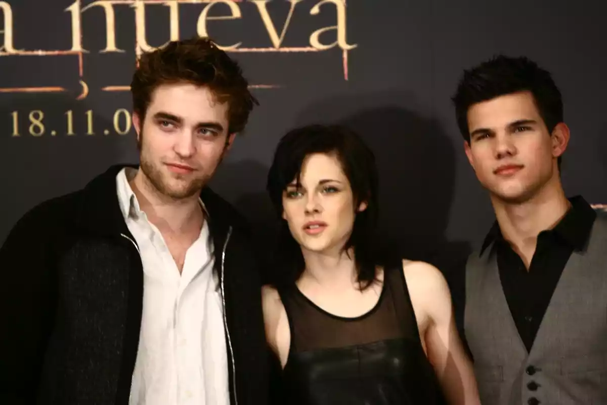 Robert Pattinson, Taylor Lautner y Kristen Stewart en Madrid