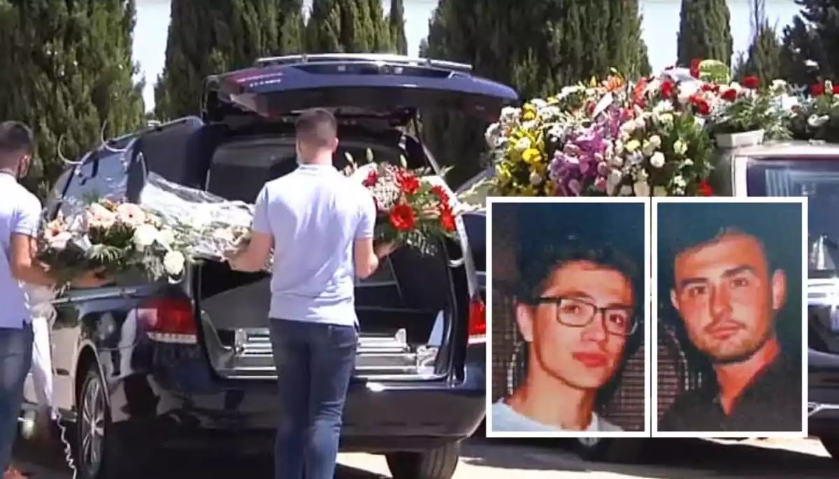 Funeral por Gonzalo y Emous, dos jóvenes fallecidos en accidente en Argamasilla de Alba (Ciudad Real)