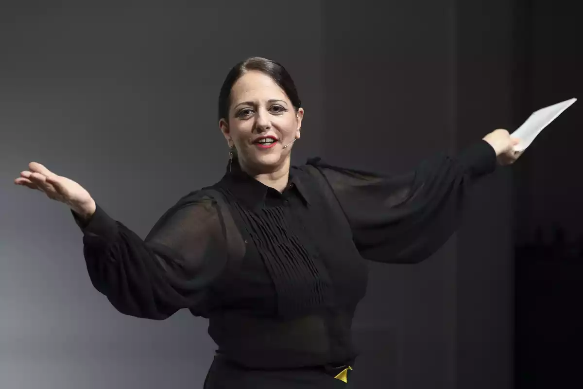 Yolanda Ramos en el photocall del spot de estreno de la firma "Campofrio" en Madrid el martes 17 de diciembre de 2019