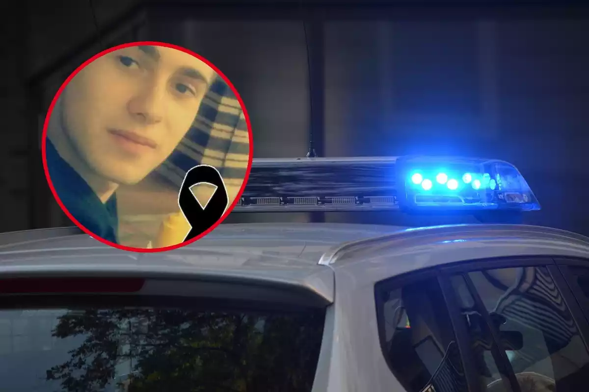 Samuel, joven de 24 asesinado en un fotomontaje con un coche de policía