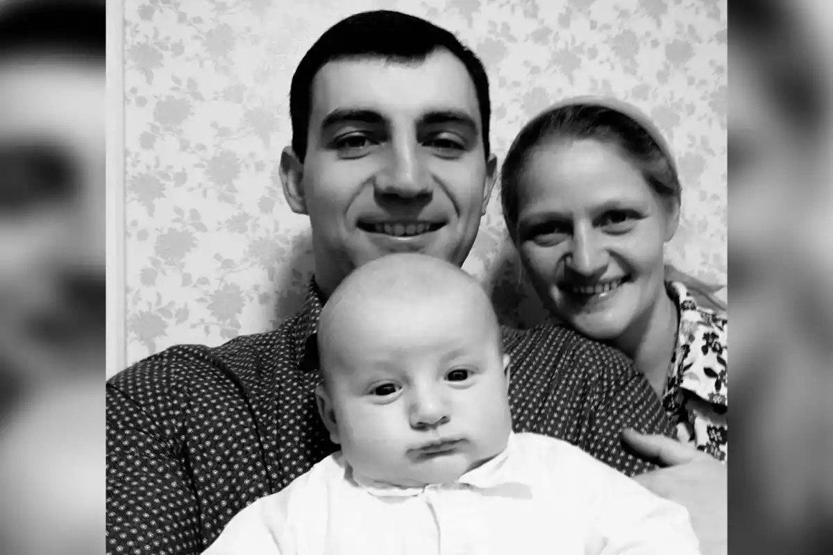 Foto de la familia fallecida en Ucrania