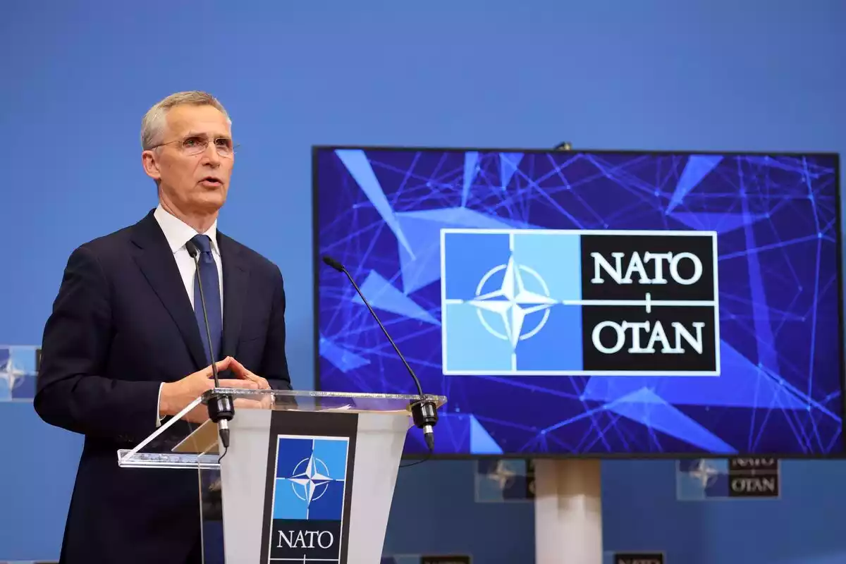 Imagen del secretario general de la OTAN, Jens Stoltenberg.