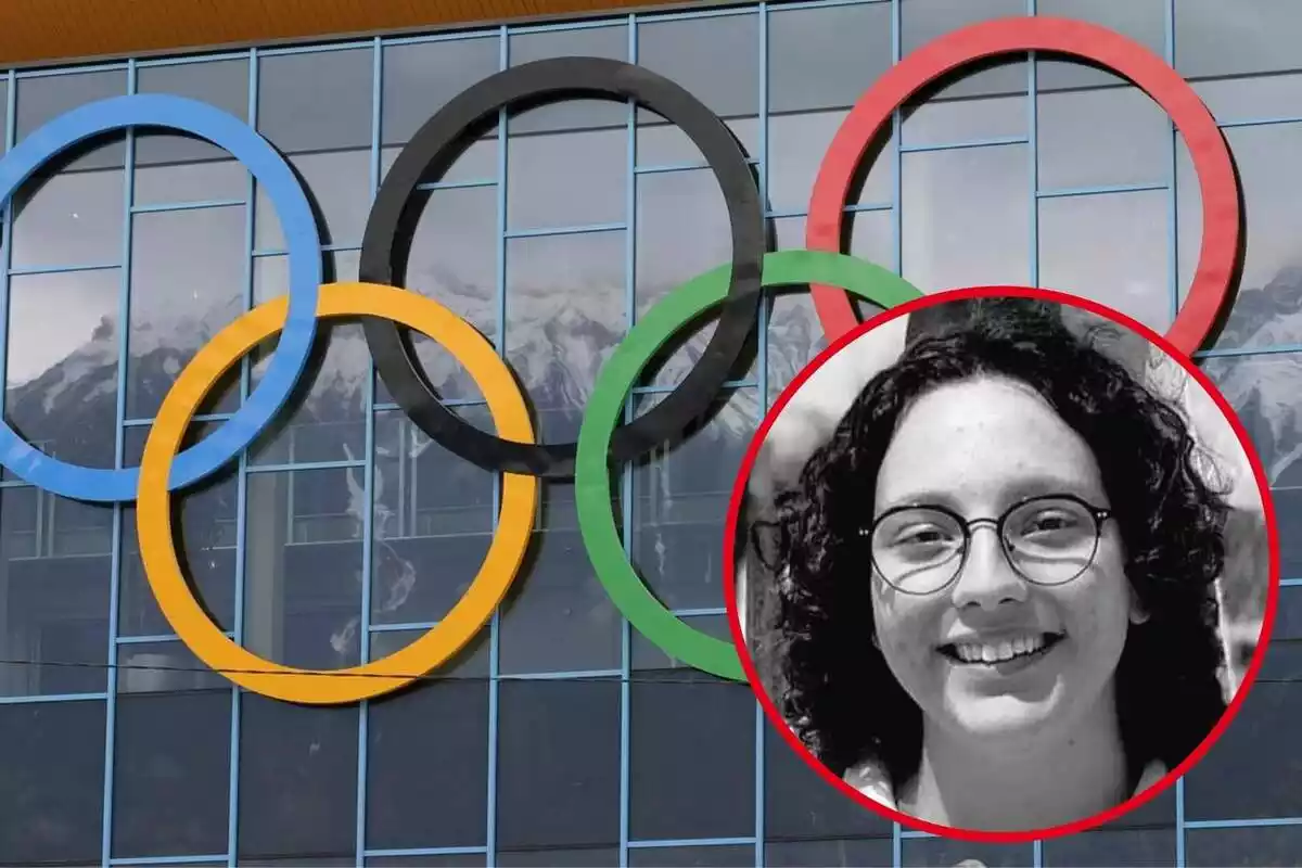 Montaje de Eya Guezguez, regatista olímpica fallecida con 17 años