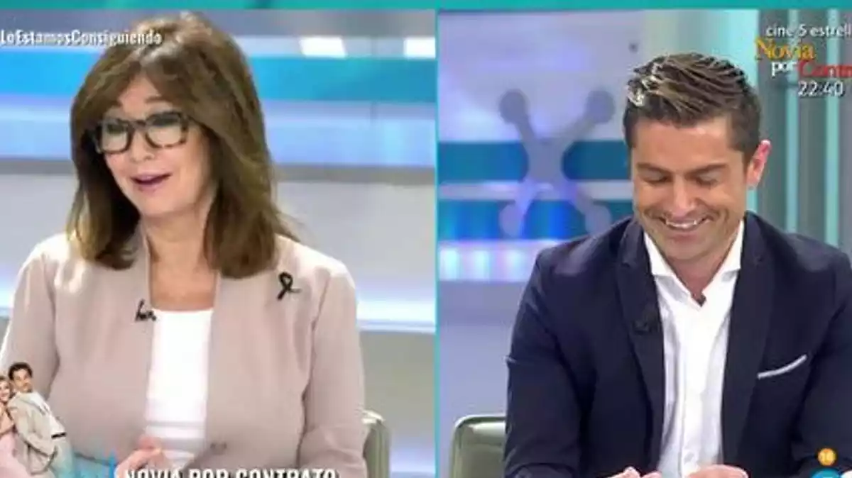 Captura de Ana Rosa y Alfonso Merlos durante 'El programa de Ana Rosa'. 27 abril 2020