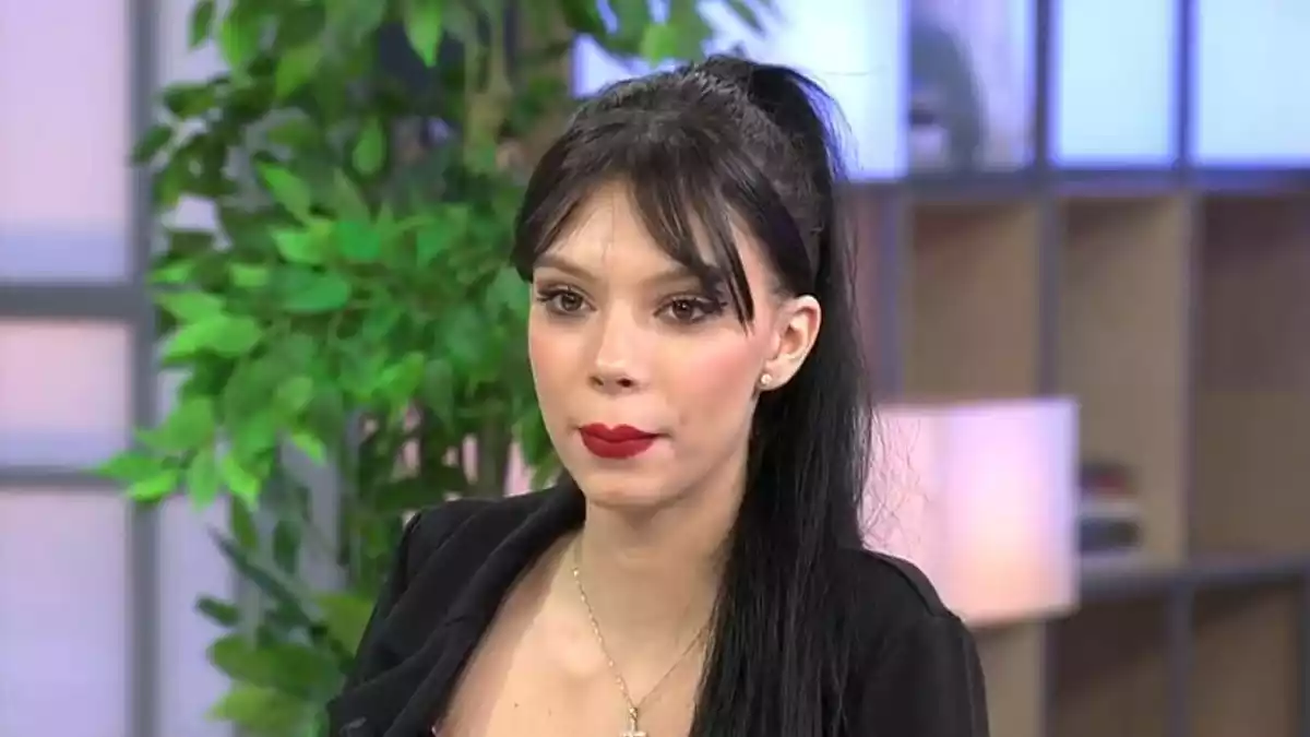 Alejandra Rubio en el plató de 'Viva la vida' el domingo 12 de abril de 2020