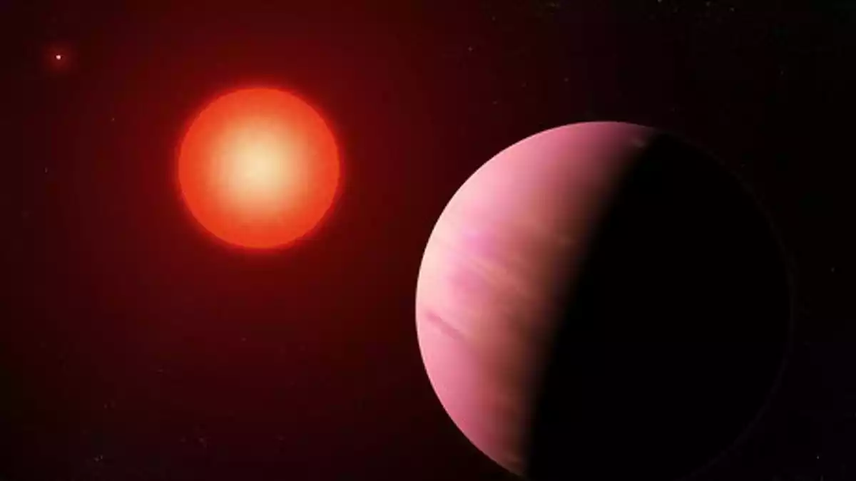 Imagen ilustrativa de un nuevo planeta lejano en el espacio