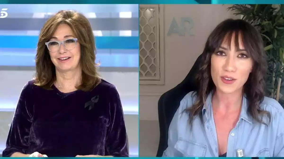 Patricia Pardo y Ana Rosa Quintana en una videollamada en 'El programa de Ana Rosa' el 12/05/2020